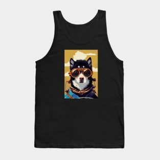 Vintage husky dog Tank Top